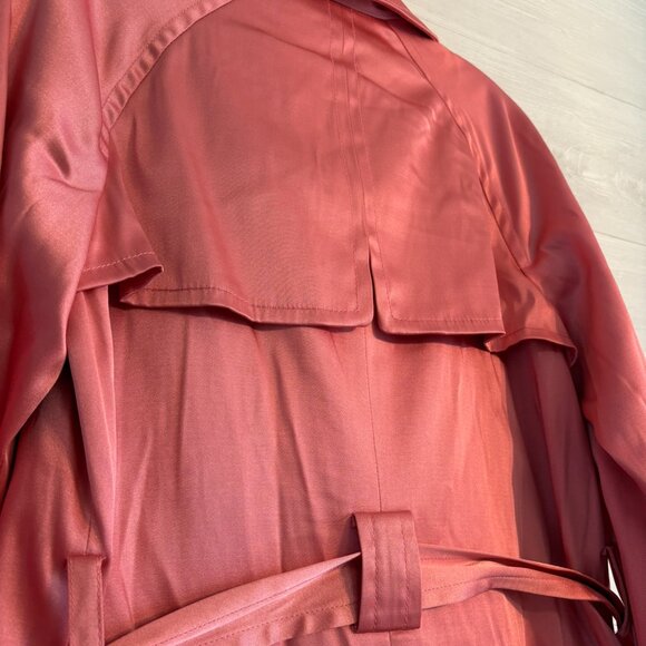 I.N.C. International Concepts pink belted satin jacket - Picture 5 of 7